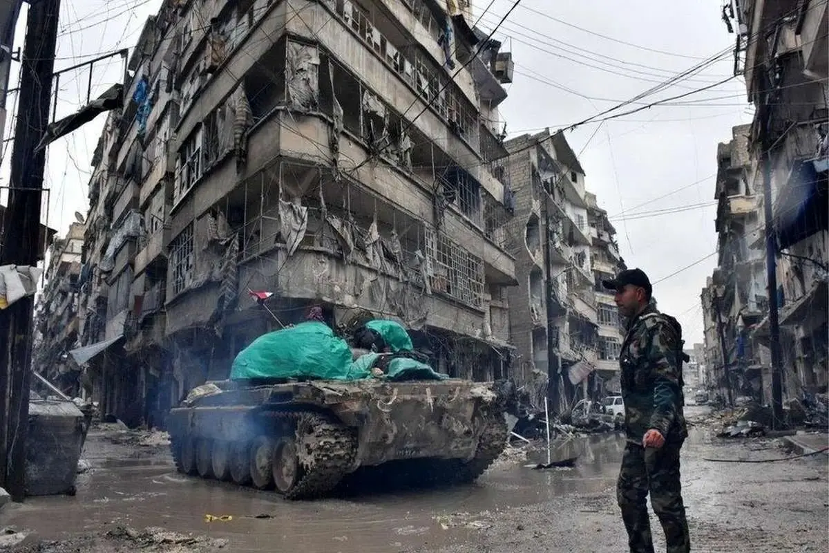 فیلم جنجالی یکی از معارضان سوری از حلب خطاب به اسرائیل 