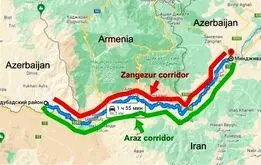 نقشه آمریکا در مرز جمهوری آذربایجان و ایران , جنگ ایران و اسرائیل در کریدور زنگزور