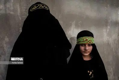 عزاداری بانوانِ نقاب‌زده در «چهل منبر» لرستان