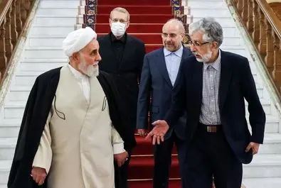 قالیباف میزبان ناطق نوری، حداد عادل و لاریجانی