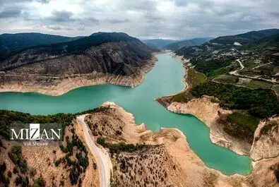 کمبود آب در بزرگترین سد مازندران