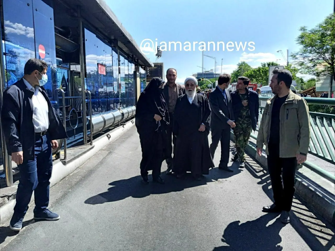  حضور ناطق نوری در راهپیمایی  پس از ماهها غیبت رسانه ای