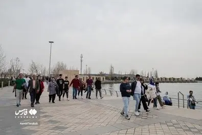 دریاچه چیتگر در ایام نوروز
