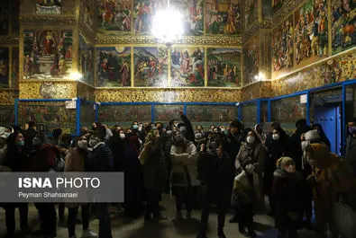 حال و هوای محله جلفا در شب‌های کریسمس