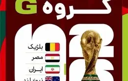 زمان  بازی‌های ایران در جام جهانی