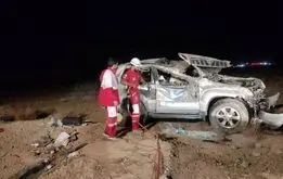 سقوط مرگبار خودرو ساینا از روی پل در سمنان