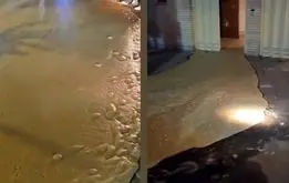 جزییات نشت ماده عجیب در خیابان نشاط شهر اصفهان + فیلم