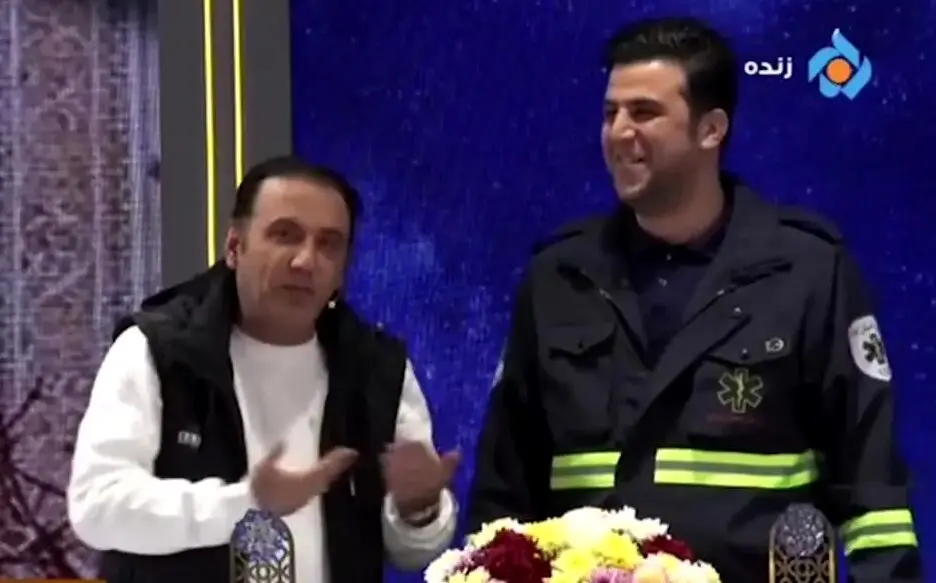 شوخی عجیب مجری صداوسیما با مهمان: مادر من بهم گازوئیل داده

