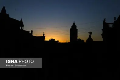 حال و هوای محله جلفا در شب‌های کریسمس