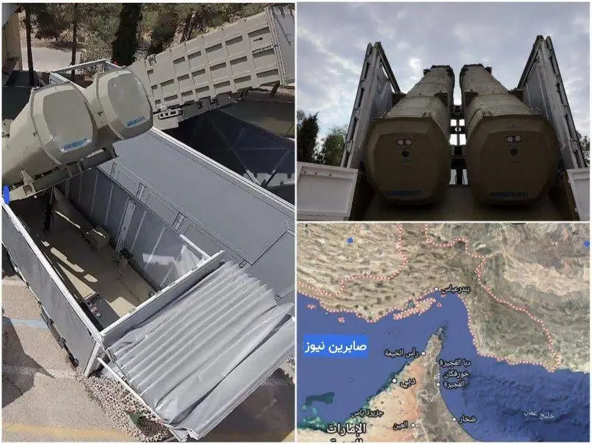 استقرار موشک‌های ایران در سواحل خلیج فارس

