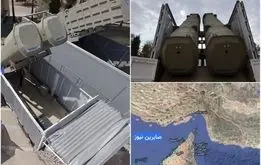 استقرار موشک‌های ایران در سواحل خلیج فارس

