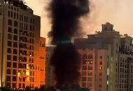 تصاویری از آسمان‌خراش‌های امارات زیر ضرب موشک‌های ایران
