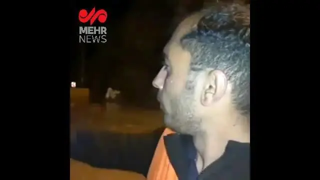 لحظه نجات فرد سیل زده از داخل سد کرج!