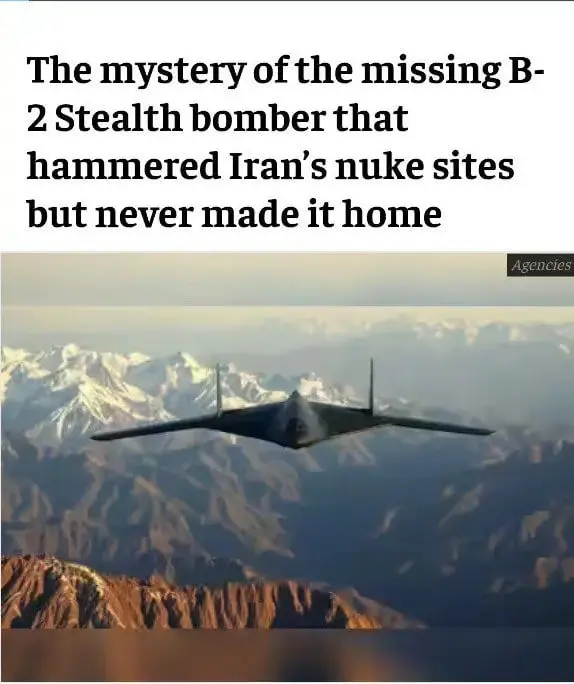 سرنوشت نامعلوم بمب‌افکن B-۲ پس از حمله به تاسیسات هسته‌ای ایران