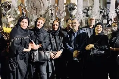 مراسم تاسوعا احمدی نژاد