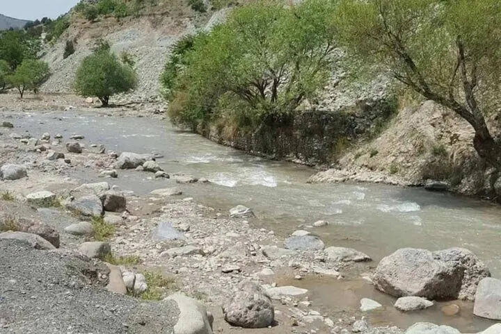 رودخانه جاجرود کاملا خشک شد! +عکس