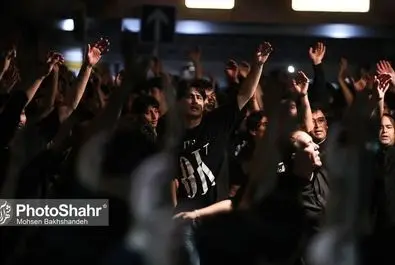 مراسم علم کشی مهاجران افغانستانی در مشهد