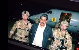 فوری/  اولین تصویر از دستگیری مادورو توسط آمریکا