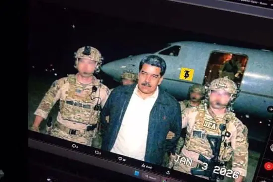 ببینید | اولین تصاویر از مادورو و همسرش در حال خروج از خودروی نظامی و انتقال به ستاد اداره مبارزه با مواد مخدر در نیویورک