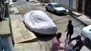 سرقت وحشتناک از یک دکه در تهران با وینچستر!