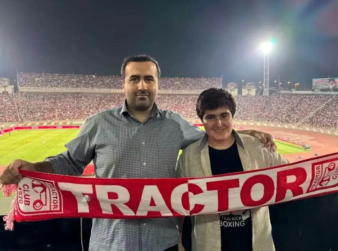 شایعه درباره حضور پسر پزشکیان در بازی تراکتور

