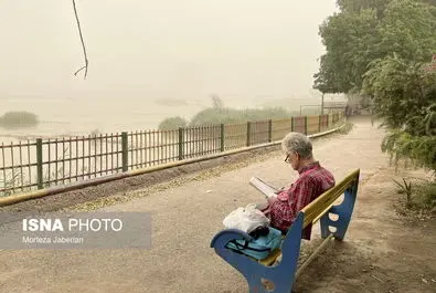 گرد و خاک در اهواز