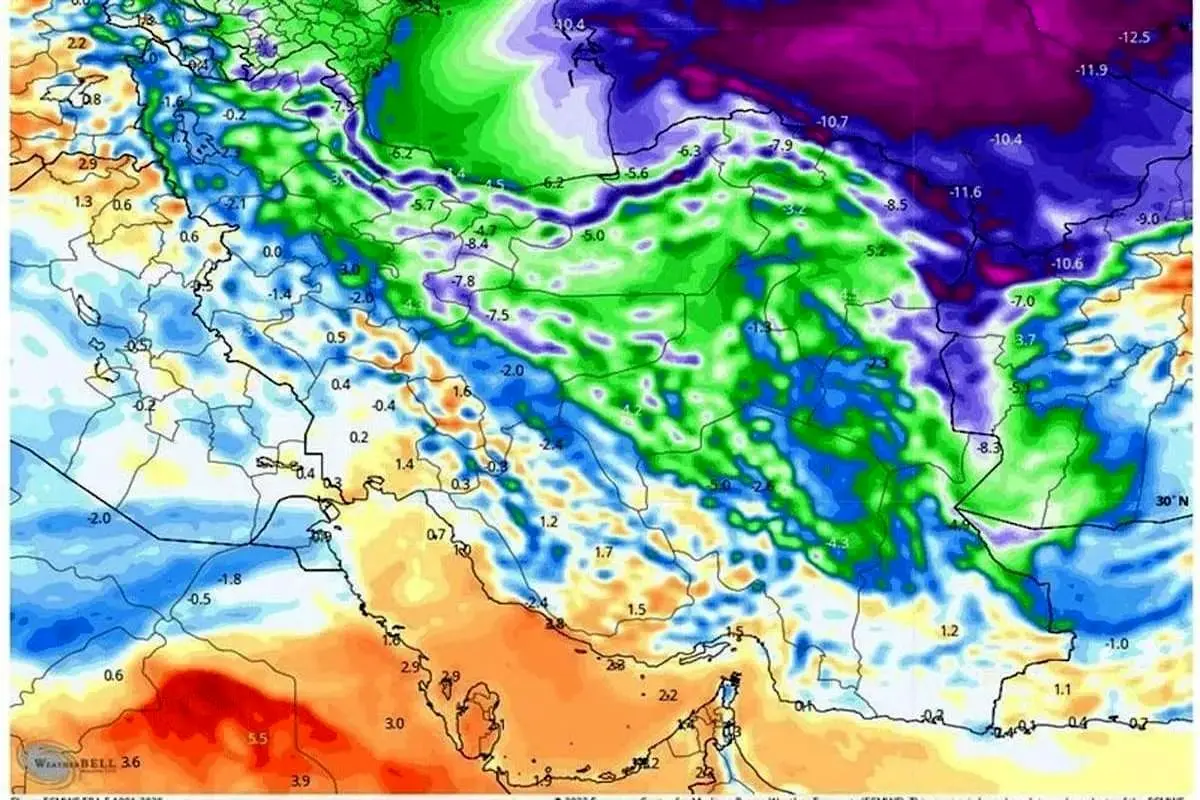 هواشناسی برای سه روز هشدار داد


