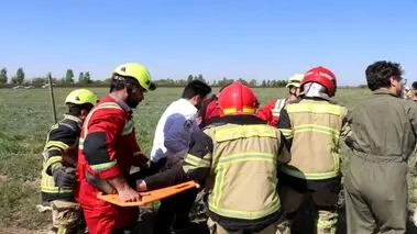 سقوط هواپیمای آموزشی در قزوین حادثه آفرید