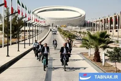 پزشکیان دوچرخه سوار شد