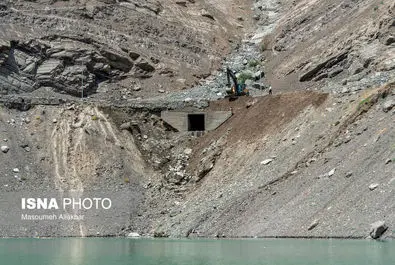 جاده چالوس پس از سیل