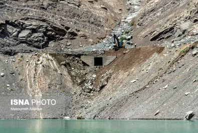 جاده چالوس پس از سیل