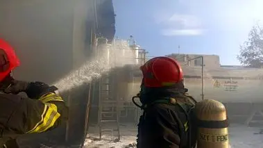 انفجارهای پی‌درپی در سوله اسپری گاز فندک بابل