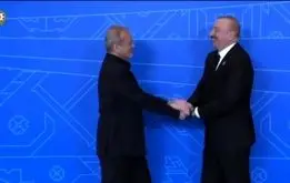 فیلم /مکالمه ترکی پزشکیان با علی‌اف 