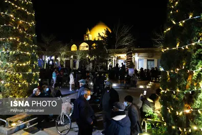 حال و هوای محله جلفا در شب‌های کریسمس