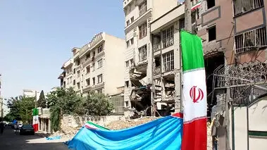 تصاویری دردناک از ویرانی خانه یک شهروند در جنگ ۱۲ روزه + فیلم