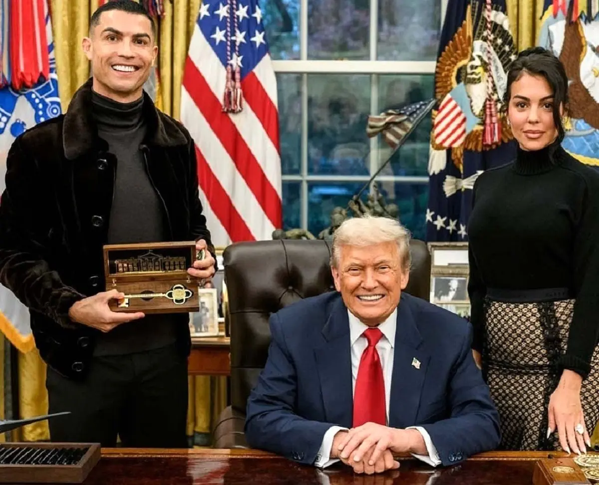 جورجینا رودریگز در کاخ سفید+عکس