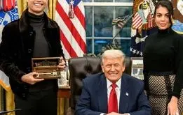 جورجینا رودریگز در کاخ سفید+عکس