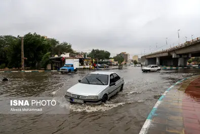 بارش باران اهواز