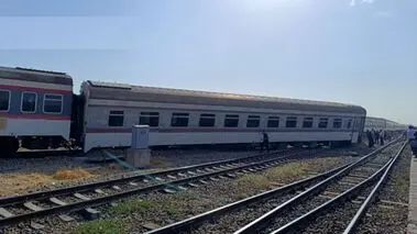 حادثه در مشهد؛ قطار از ریل خارج شد