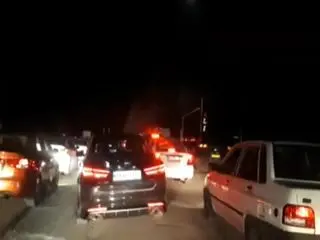  مسافران شمال در جاده حبس شدند؛ویدئو
