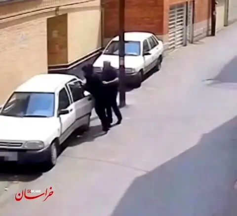 ویدئوی لحظه دستگیری سارق خودرو توسط مردم در تبریز
