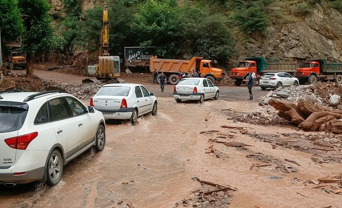 جاده چالوس بسته شد