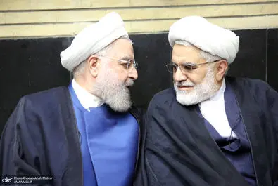 مراسم ترحیم مادر اسحاق جهانگیری