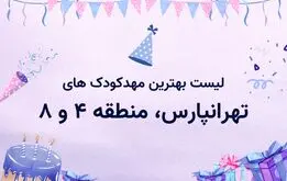 مهدکودک و پیش دبستانی در تهرانپارس، منطقه 4 و 8