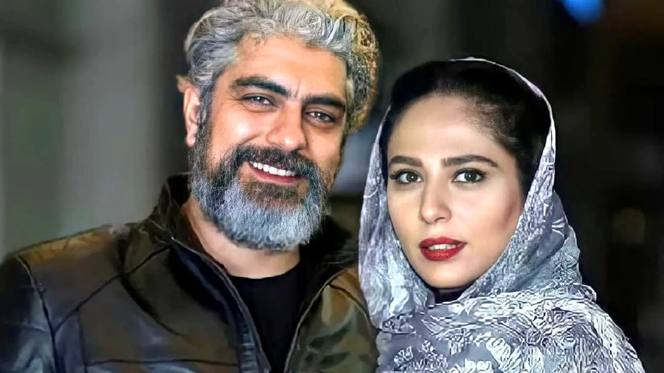 خوش گذرونی مهدی پاکدل و همسرش رعنا آزادی در کافه + عکس

