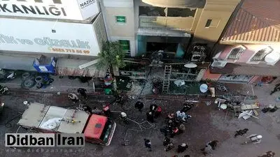 لحظه وحشتناک انفجار در ازمیر ترکیه + فیلم
