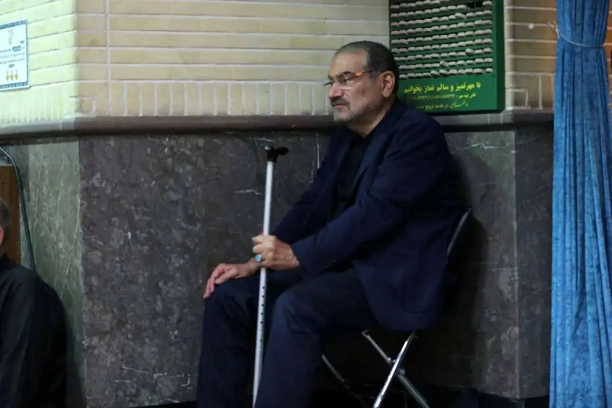 تصویر تازه از علی شمخانی در خیابان پس از حمله اسراییل