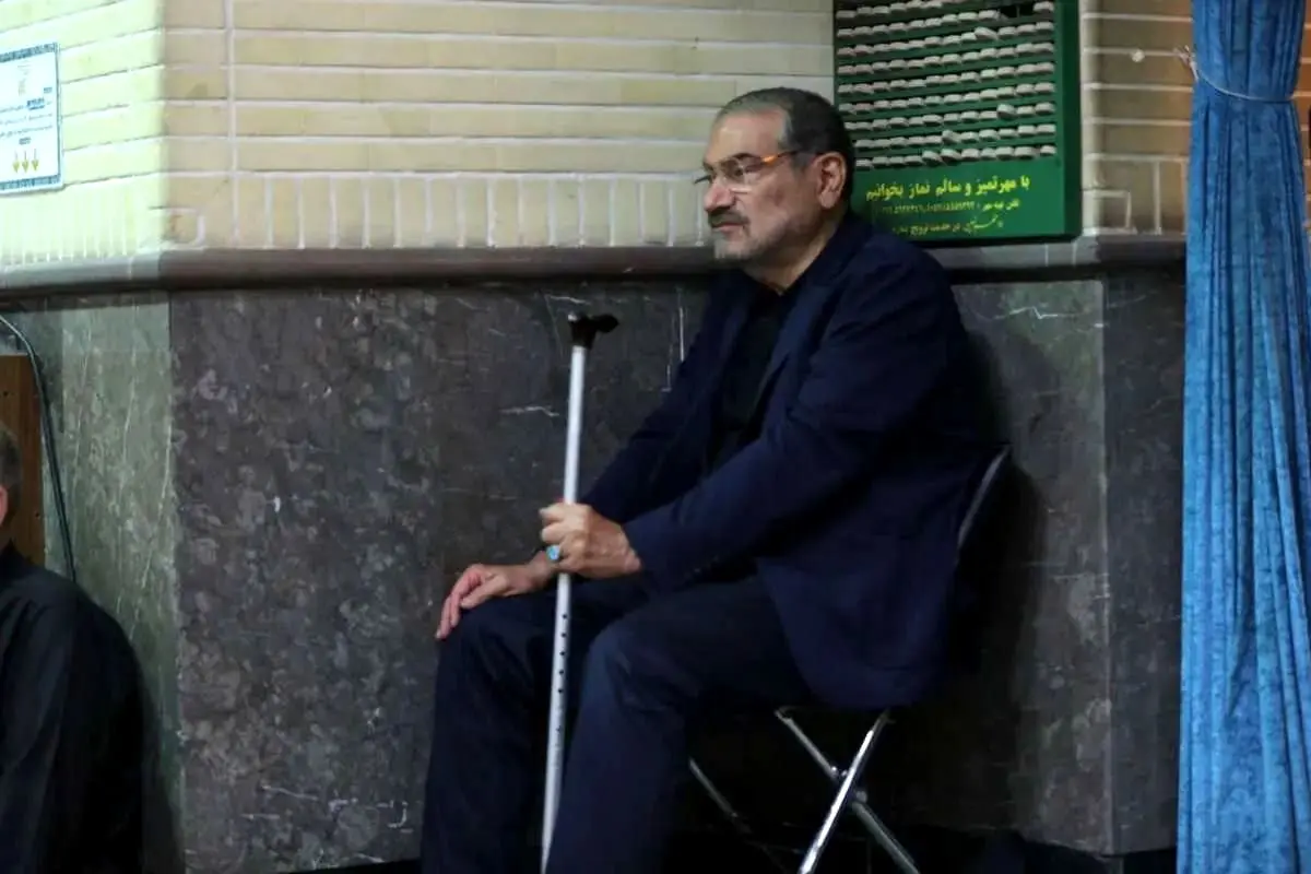 تصویر تازه از علی شمخانی در خیابان پس از حمله اسراییل