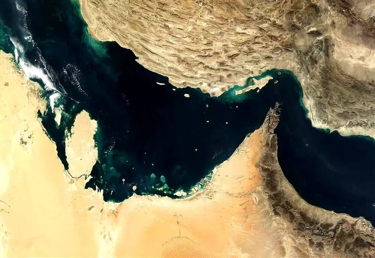 عبارت مجعول به جای خلیج فارس در وبگاه وزارت دفاع آمریکا
