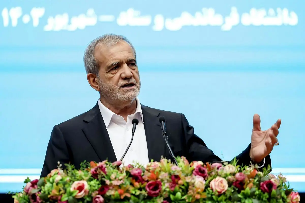 (ویدئو) ضرب‌المثل ترکی پزشکیان در جمع خوزستانی‌ها

